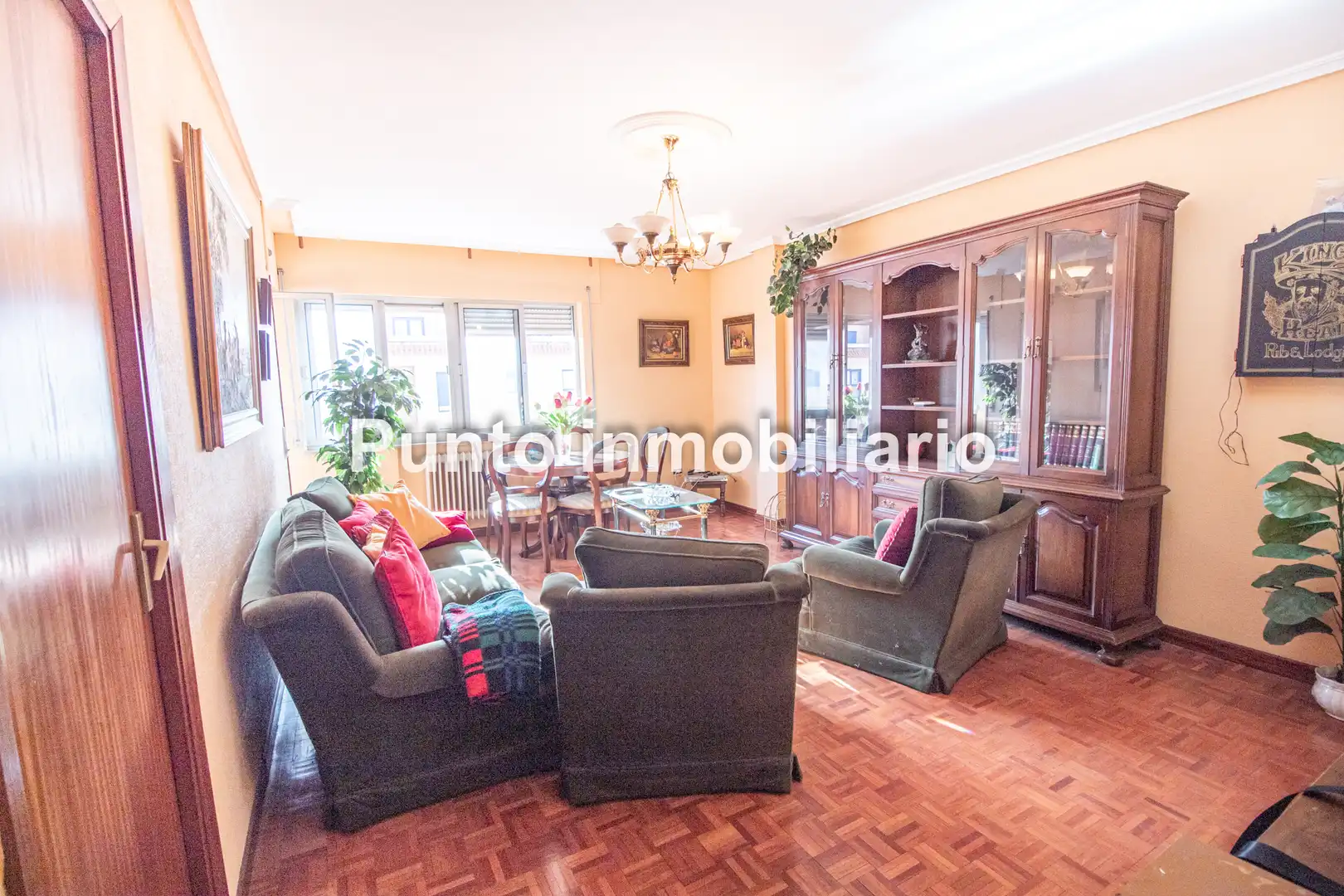Sala d'estar de Pis en venda en Valladolid amb Calefacció, Parquet i Terrassa