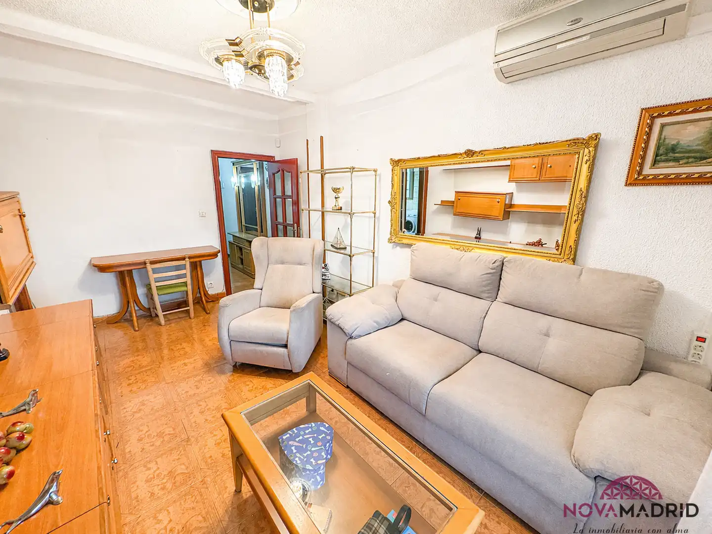 Living room of Flat for sale in San Fernando de Henares  with Air Conditioner and Terrace