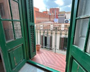 Balcony of Flat for sale in  Barcelona Capital  with Heating, Furnished and Balcony