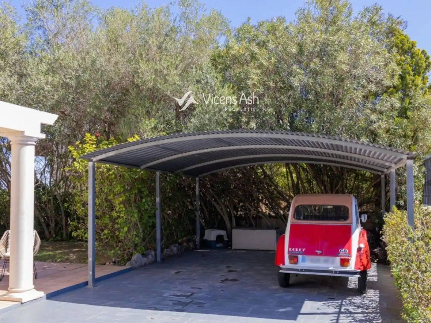 Parking of Houses for sale in Jávea / Xàbia  with Air Conditioner, Terrace and Swimming Pool