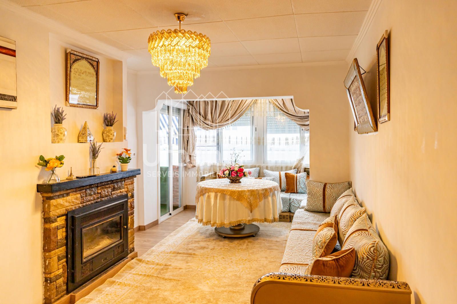 Living room of Flat for sale in Arenys de Munt  with Heating and Terrace