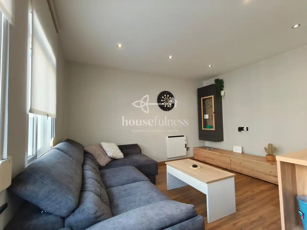 Living room of Flat for sale in Ferrol  with Heating, Storage room and Furnished