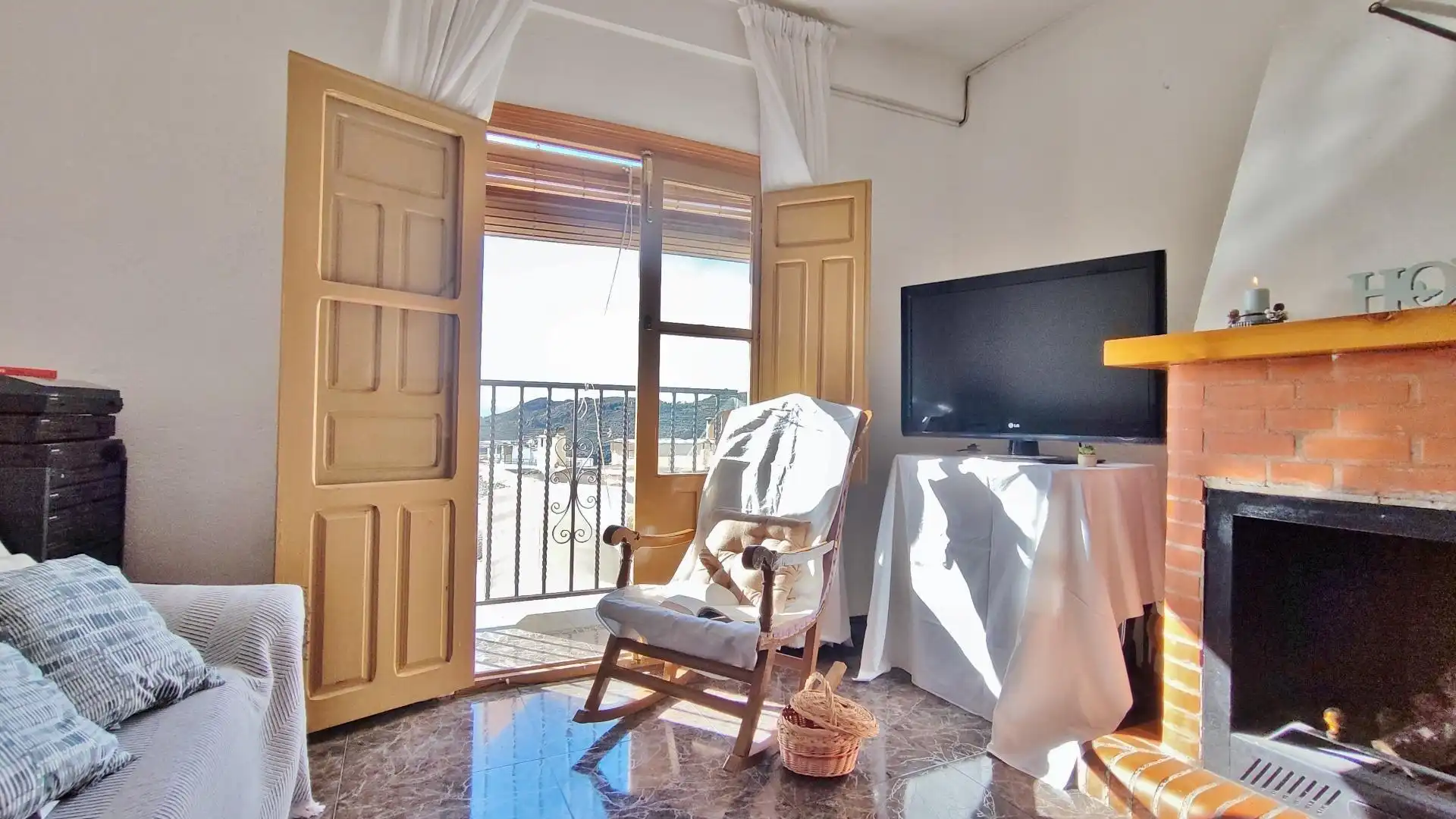 Schlafzimmer von Haus oder Chalet zum Verkauf in Nevada mit Terrasse und Balkon