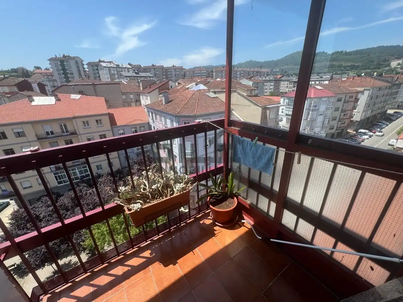 Balcony of Flat for rent in Ourense Capital   with Heating, Furnished and Balcony