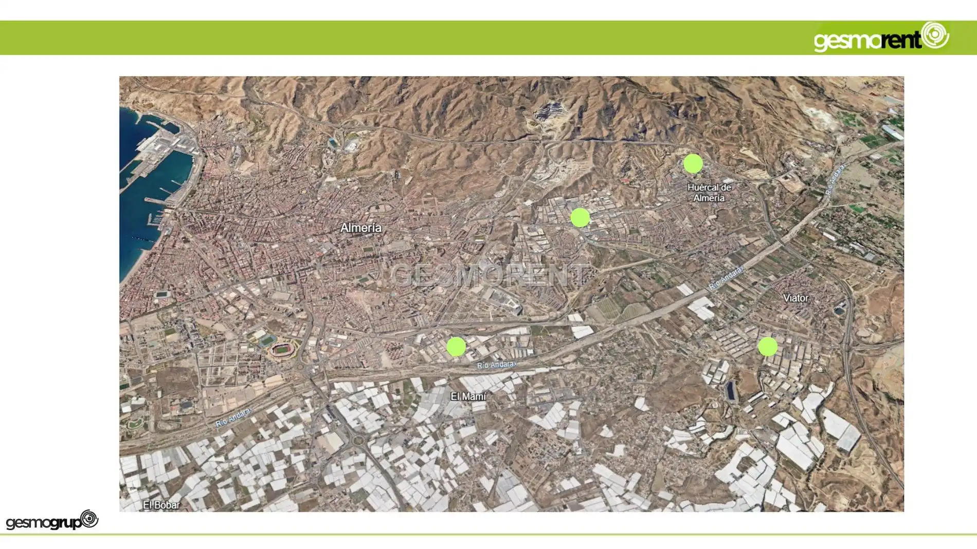 Exterior view of Industrial buildings for sale in Almería
