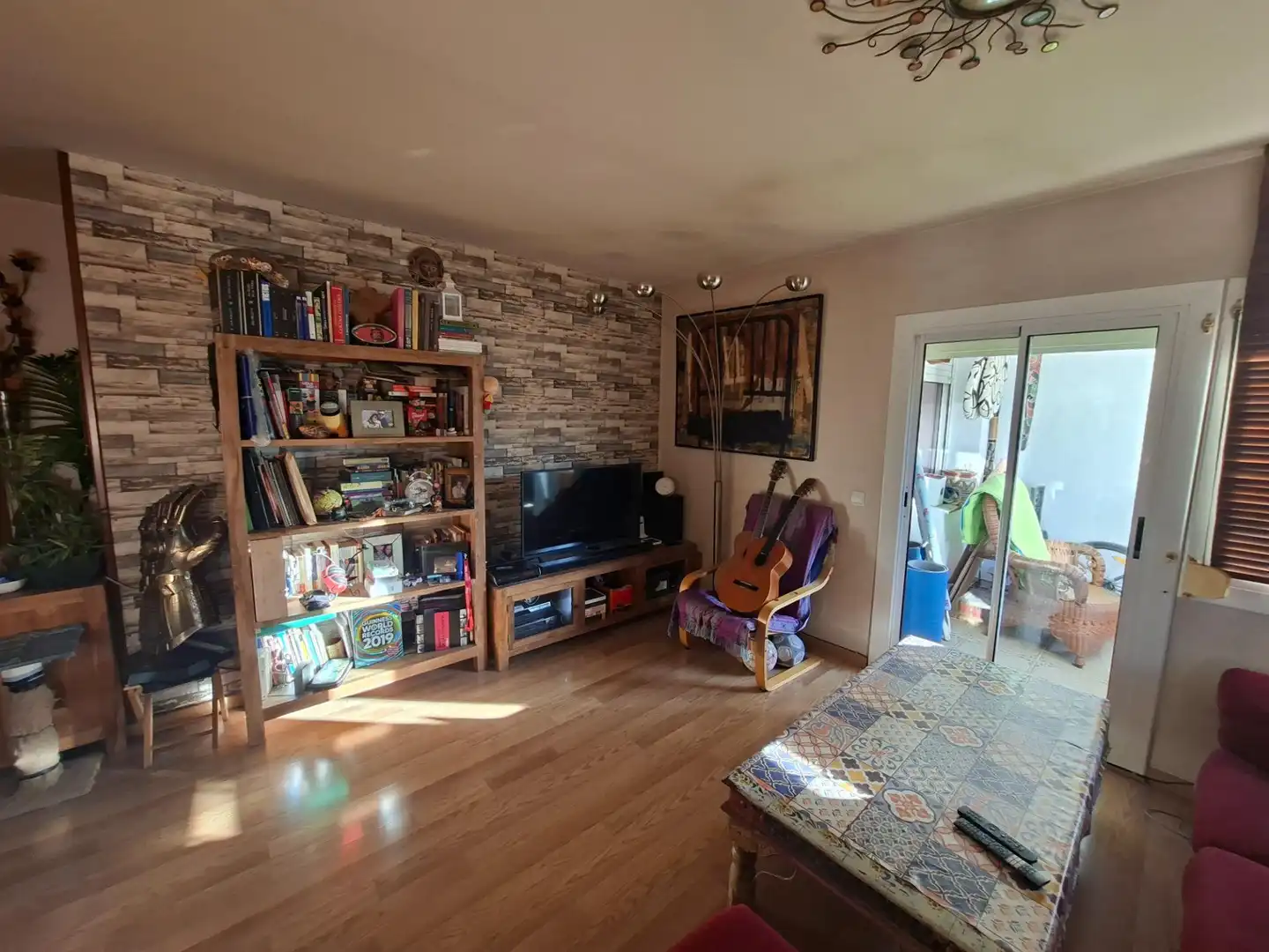 Sala d'estar de Pis en venda en Vilafranca del Penedès amb Calefacció, Parquet i Terrassa