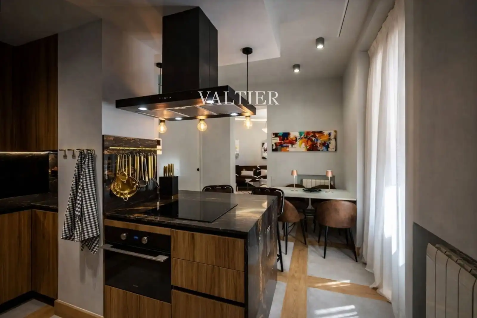 Kitchen of Flat for sale in Madrid  with Air Conditioner, Heating and Terrace