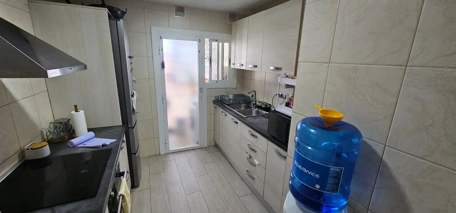 Kitchen of Flat for sale in Mataró  with Heating, Private garden and Balcony