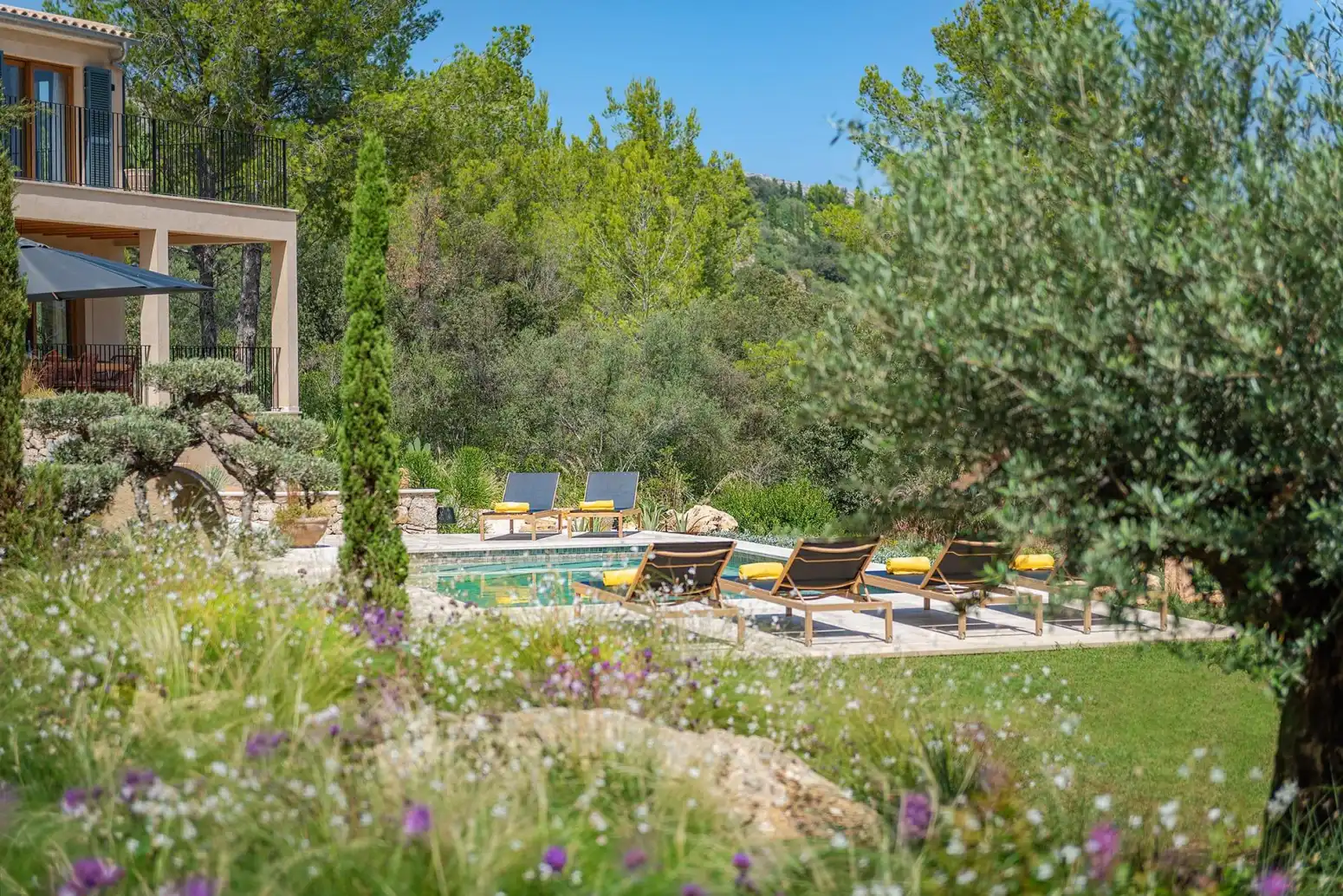 Garden of Houses for rent in Pollença  with Air Conditioner, Terrace and Storage room