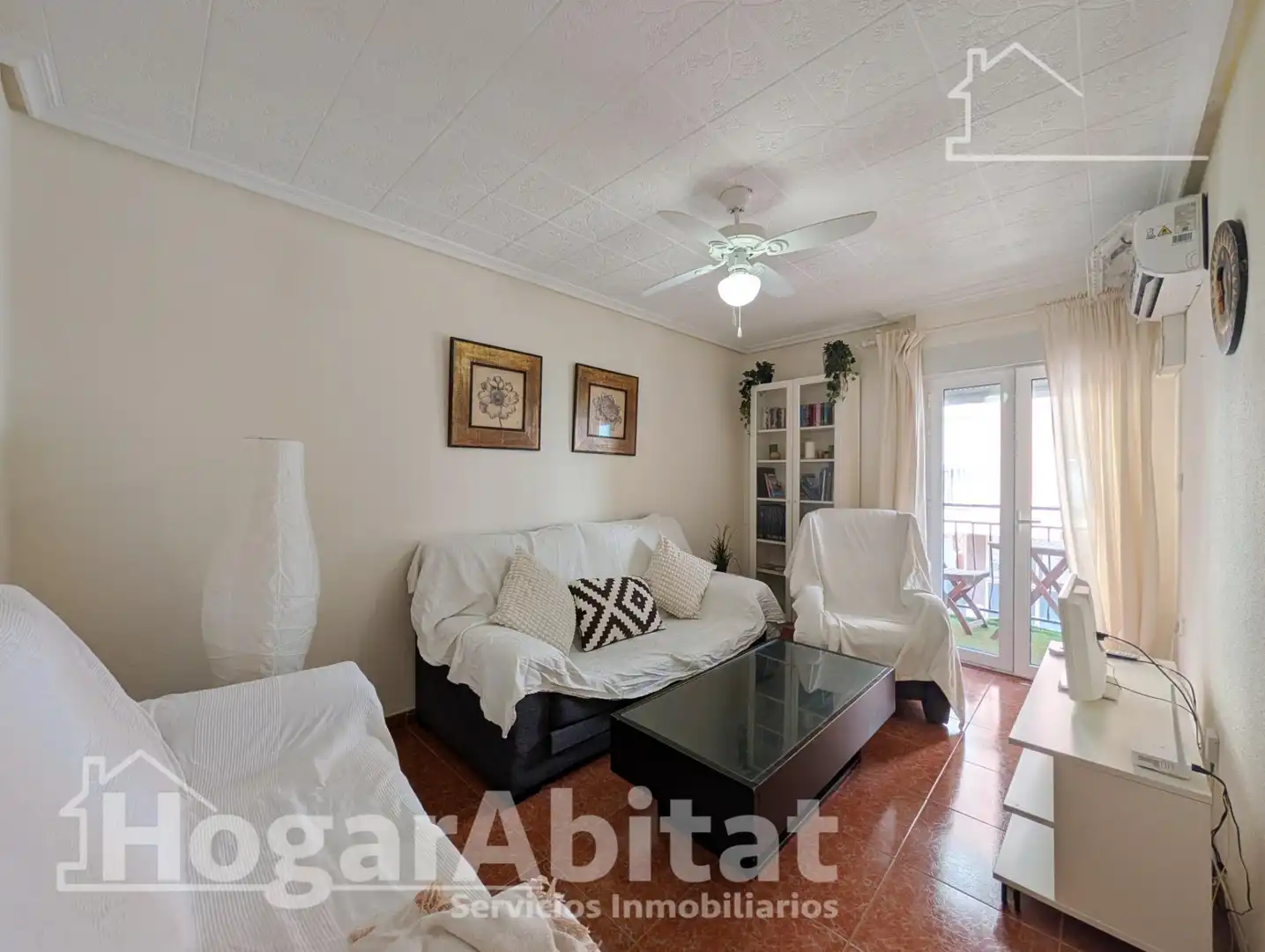 Wohnzimmer von Wohnung zum Verkauf in Santa Pola mit Klimaanlage, Heizung und Möbliert