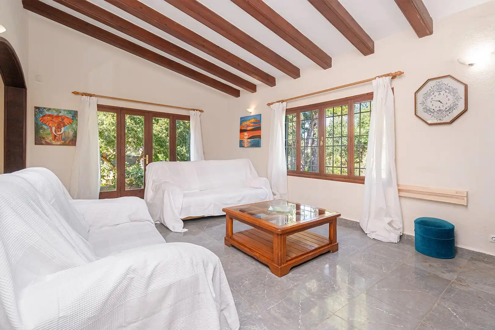 Sala d'estar de Casa o xalet en venda en Manacor amb Aire condicionat, Jardí privat i Traster