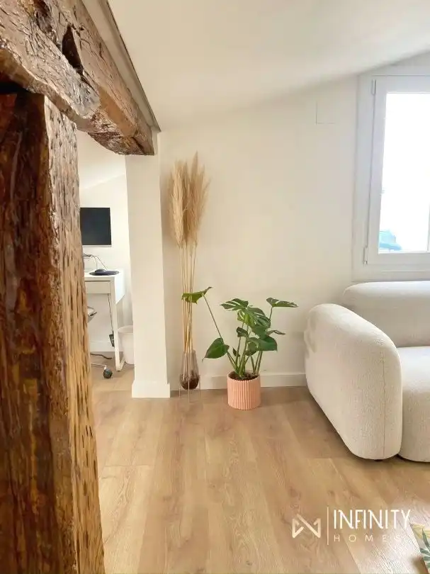 Sala de estar de Piso de alquiler en Bilbao  con Calefacción