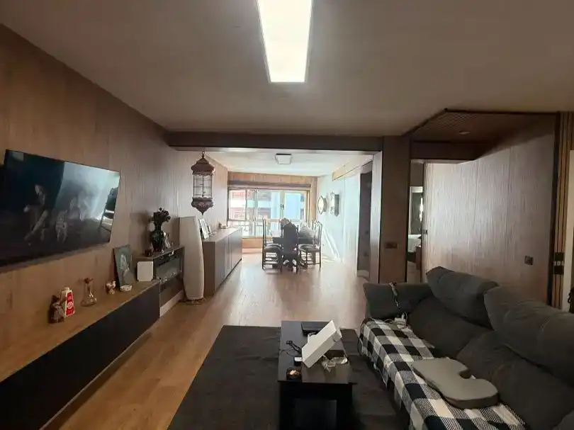 Living room of Flat for sale in Padrón  with Furnished