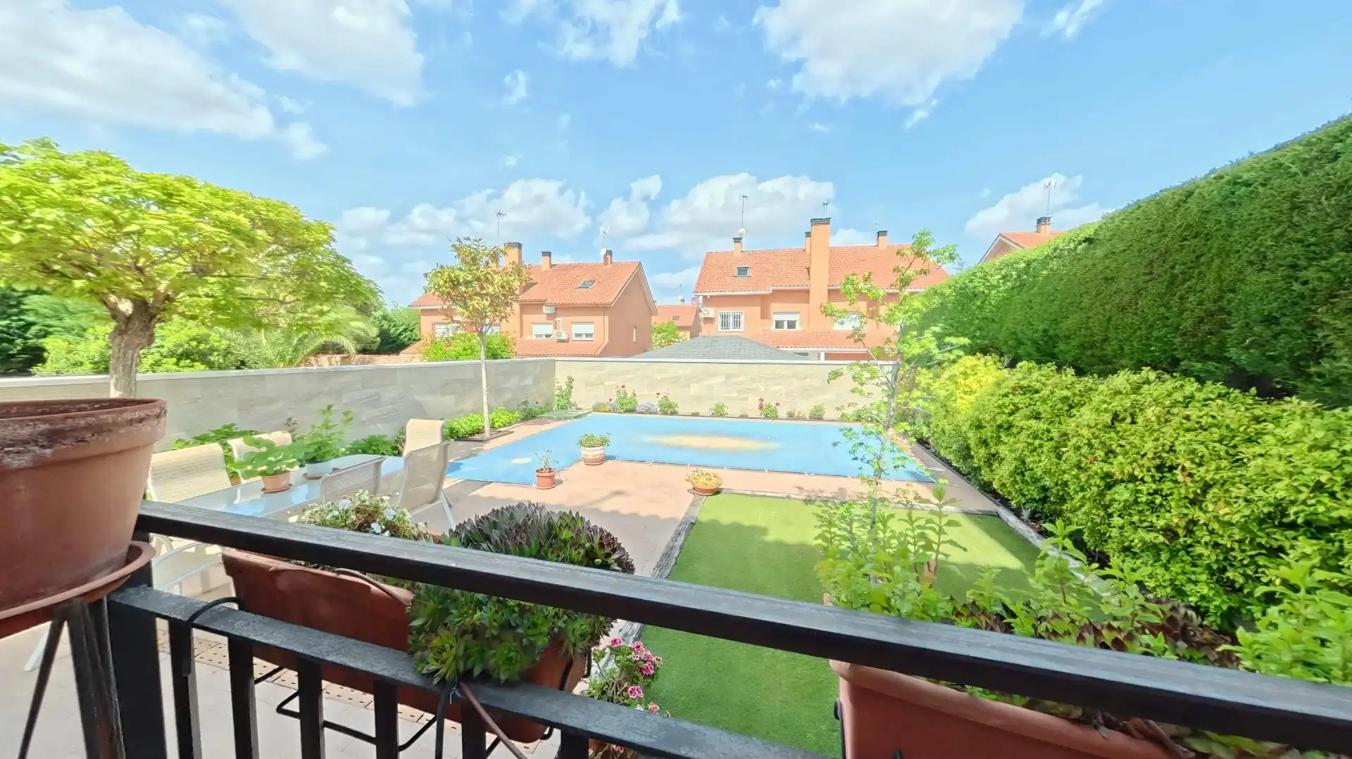Jardí de Casa adosada en venda en Rivas-Vaciamadrid amb Aire condicionat, Calefacció i Jardí privat