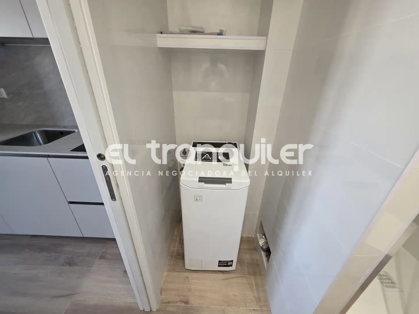 Schlafzimmer von Wohnung zur Miete in Madrid mit Klimaanlage und Waschmaschine