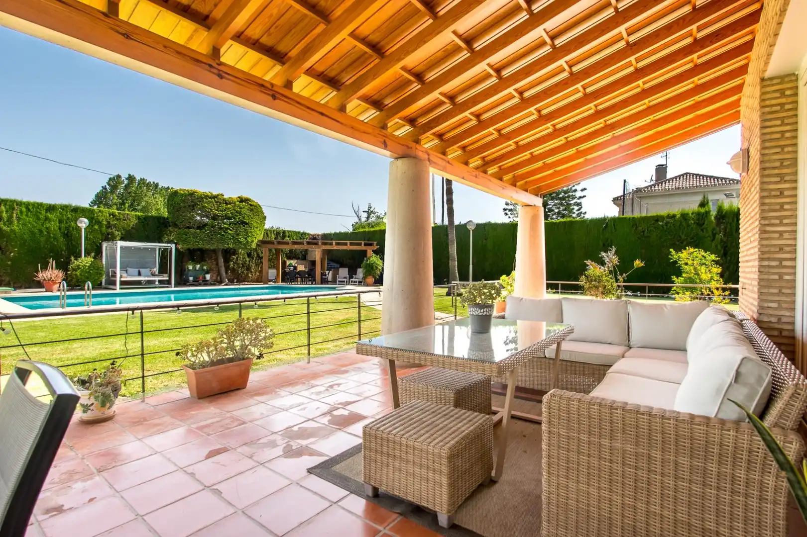 Terrassa de Casa o xalet en venda en Murcia amb Aire condicionat, Calefacció i Jardí privat
