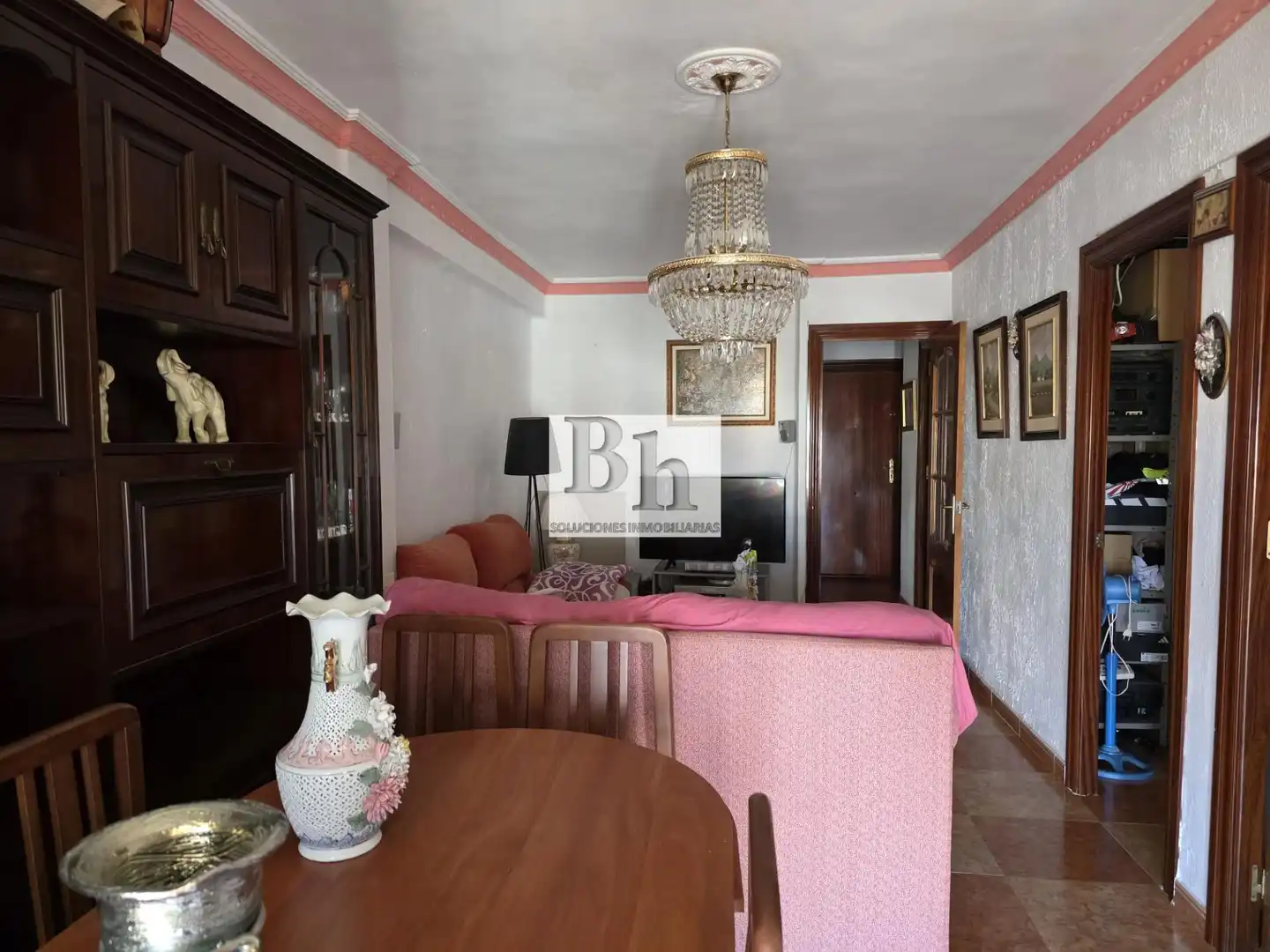 Sala de estar de Piso en venta en Málaga con Terraza