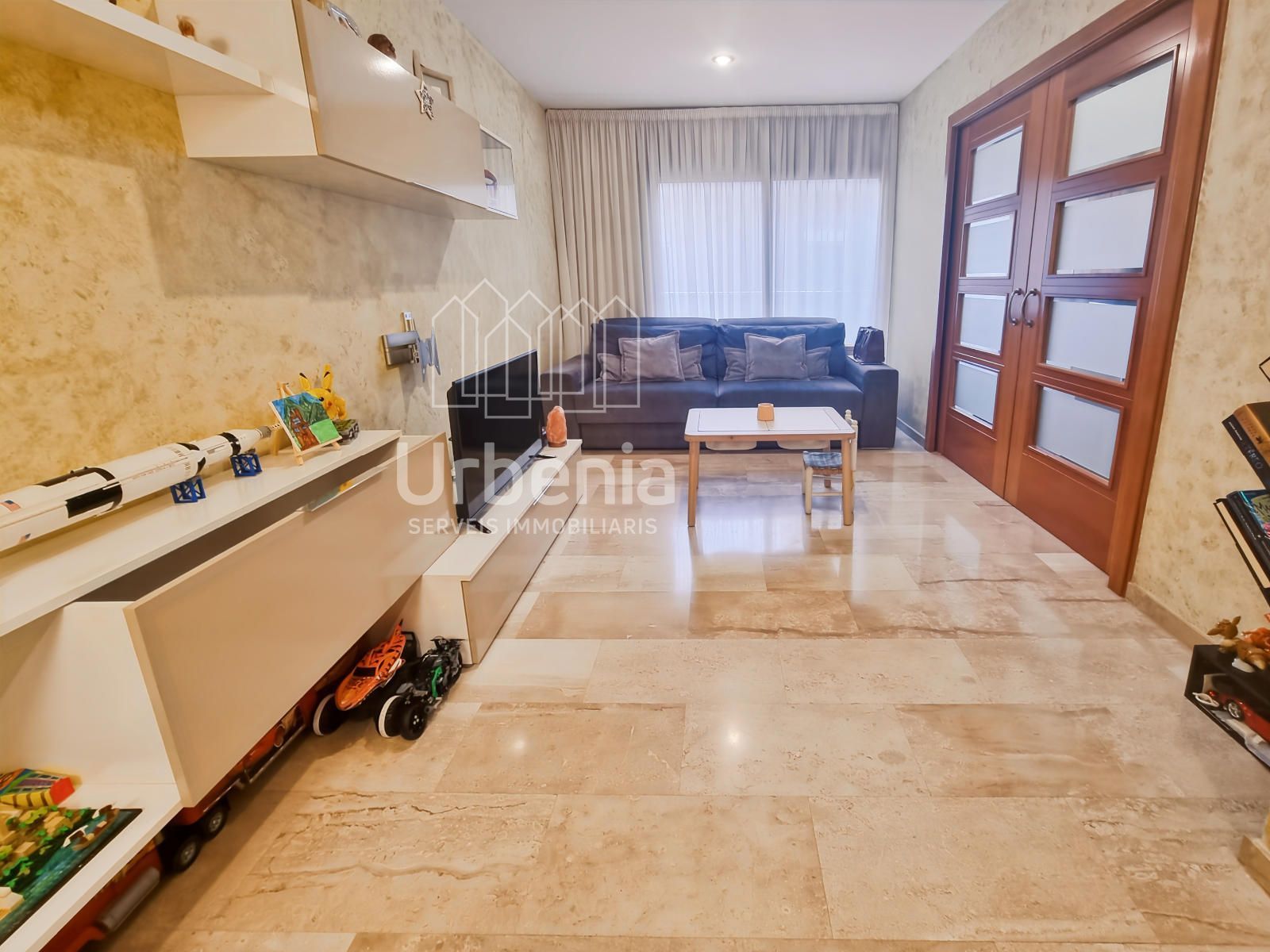 Sala d'estar de Pis en venda en Mataró amb Aire condicionat, Calefacció i Terrassa