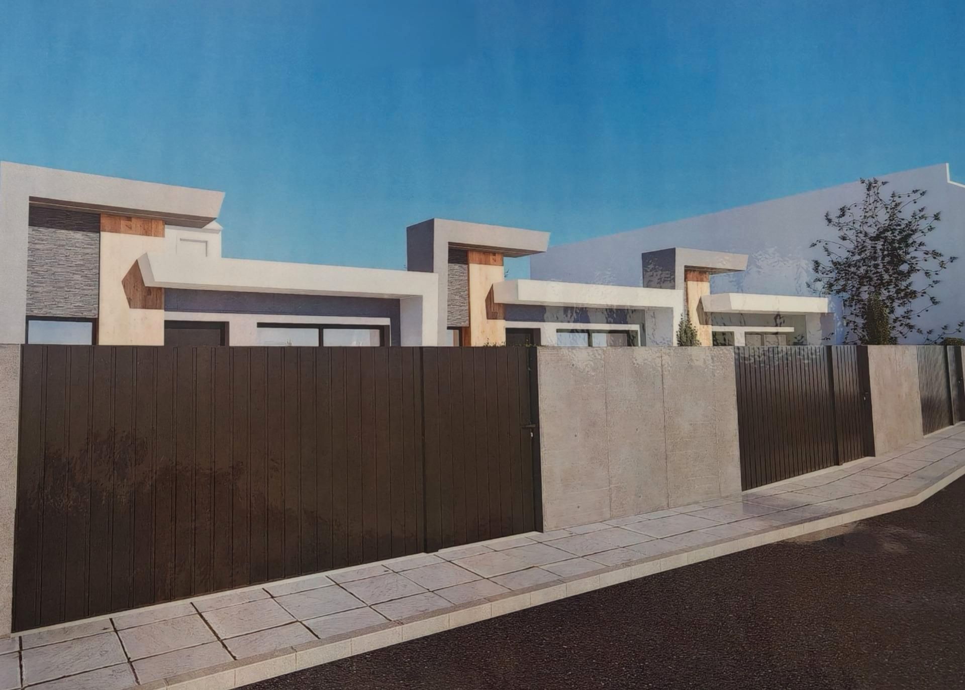Exterior view of Single-family semi-detached for sale in Cúllar Vega