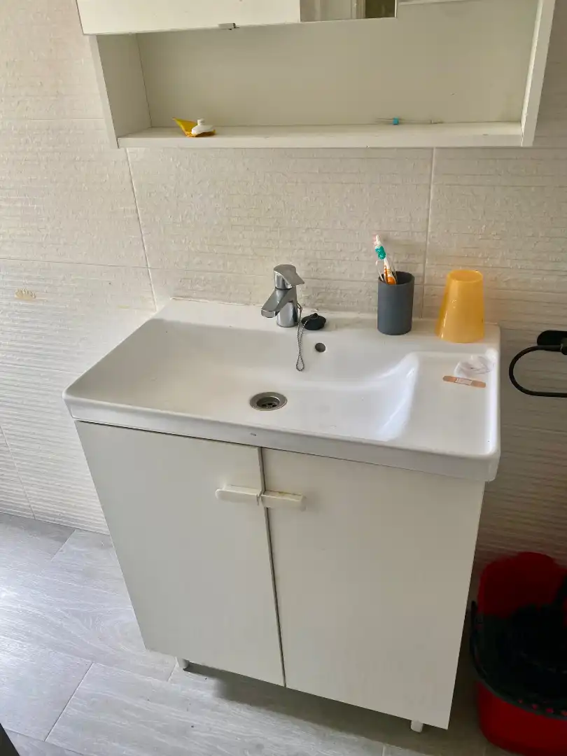 Baño de Apartamento en venta en Albacete con Aire acondicionado, Calefacción y Jardín privado