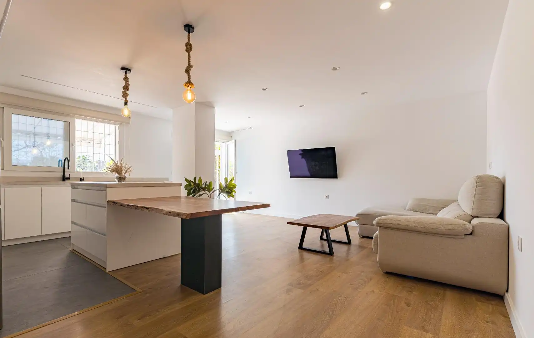 Sala de estar de Piso de alquiler en Murcia con Aire acondicionado y Terraza