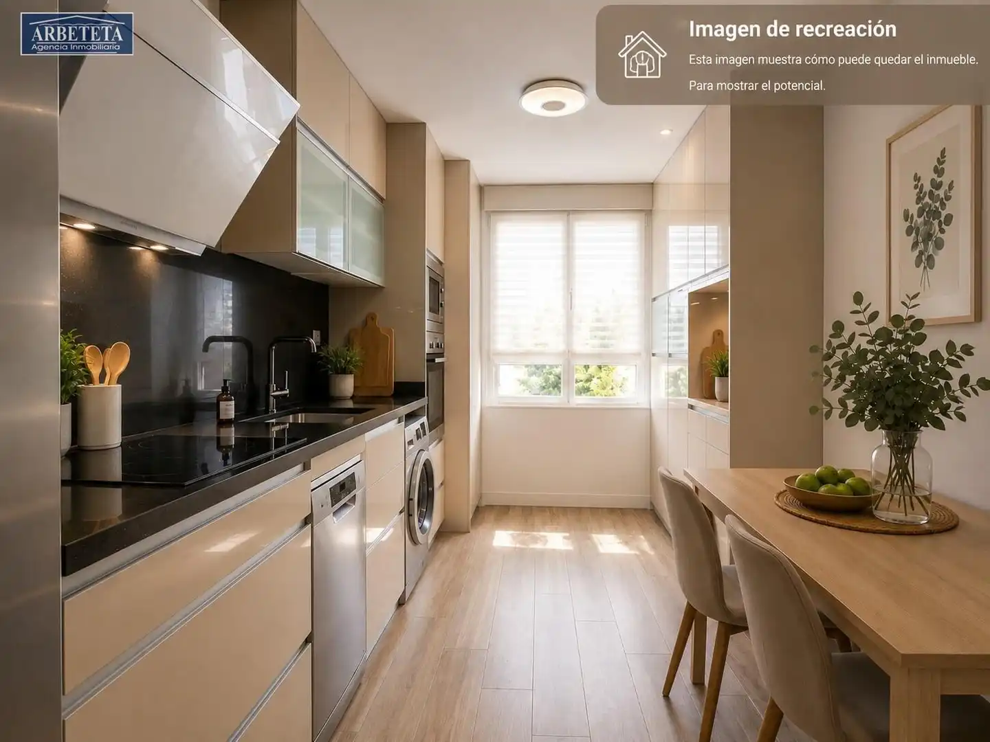 Cocina de Piso en venta en Guadalajara con Calefacción y Balcón