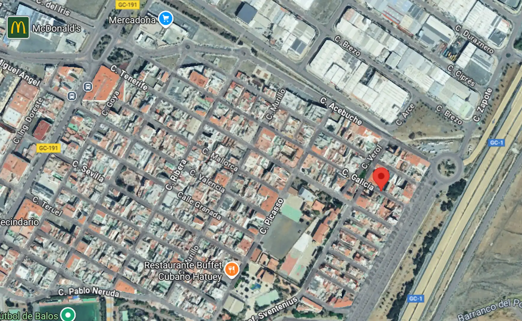 Vista exterior de Residencial en venda en Santa Lucía de Tirajana