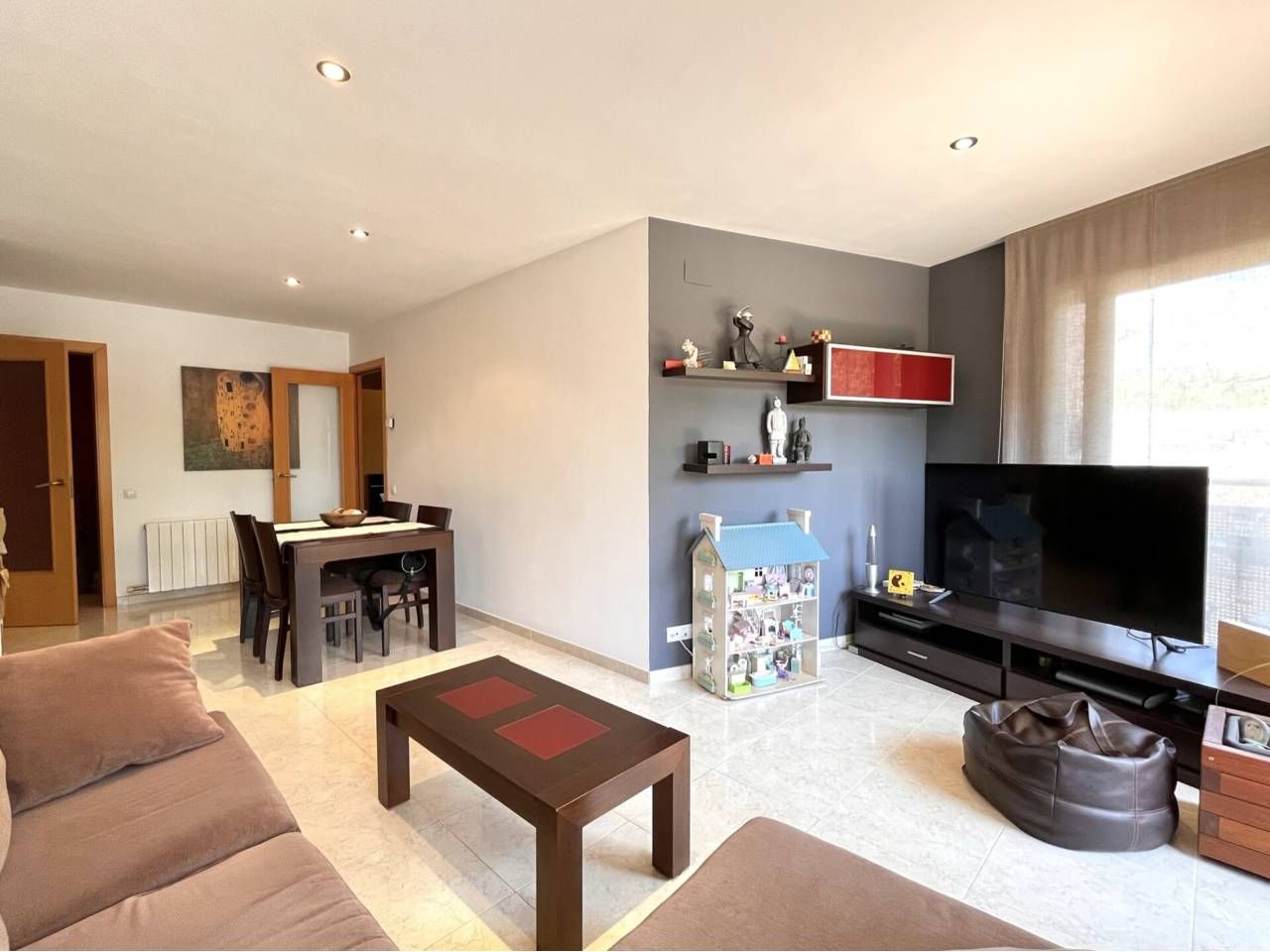 Living room of Flat to rent in Sant Quintí de Mediona  with Air Conditioner, Heating and Balcony