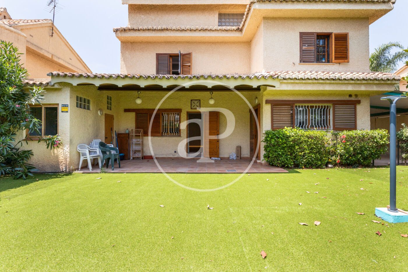 Garden of House or chalet to rent in La Pobla de Farnals  with Air Conditioner, Heating and Private garden