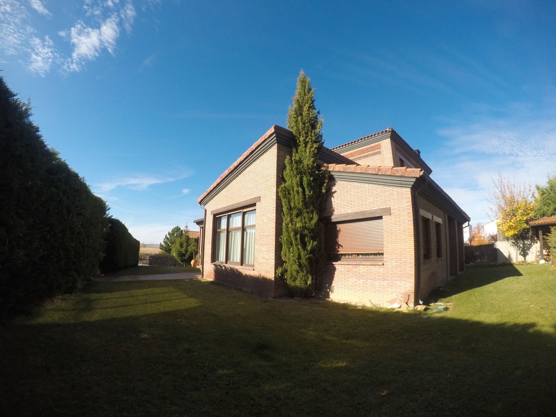 Vista exterior de Casa o xalet de lloguer en Villalobón amb Calefacció, Jardí privat i Parquet