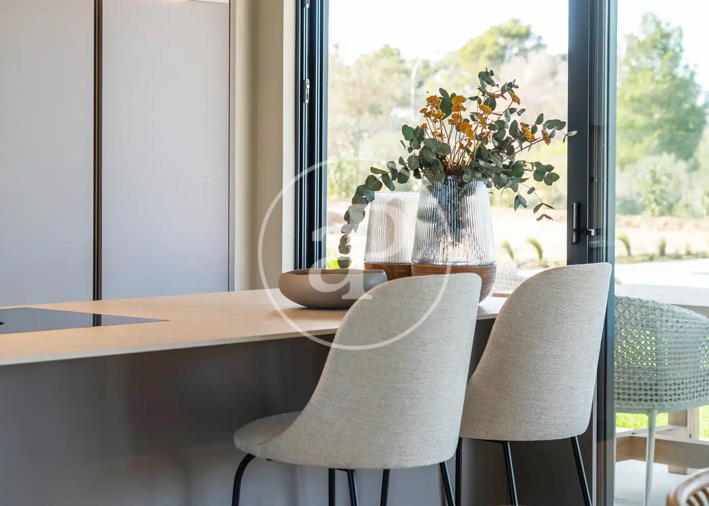 Comedor de Casa o chalet en venta en  Palma de Mallorca con Aire acondicionado, Calefacción y Jardín privado
