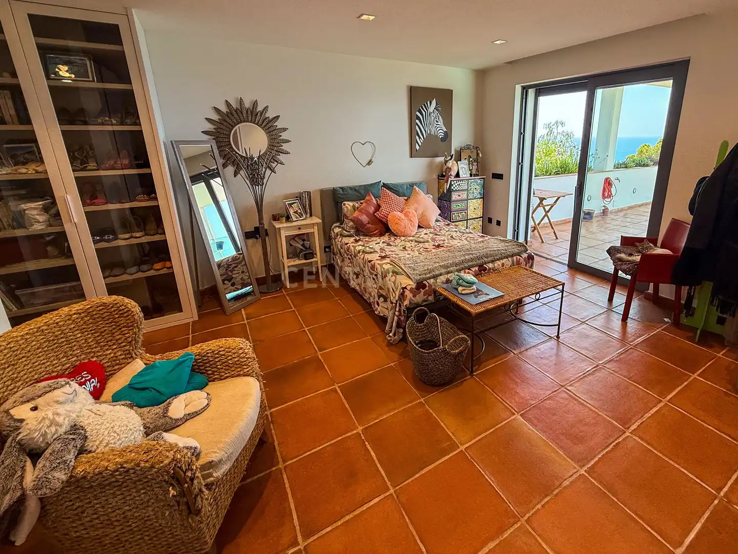 Sala de estar de Casa o chalet en venta en Arenys de Mar con Jardín privado