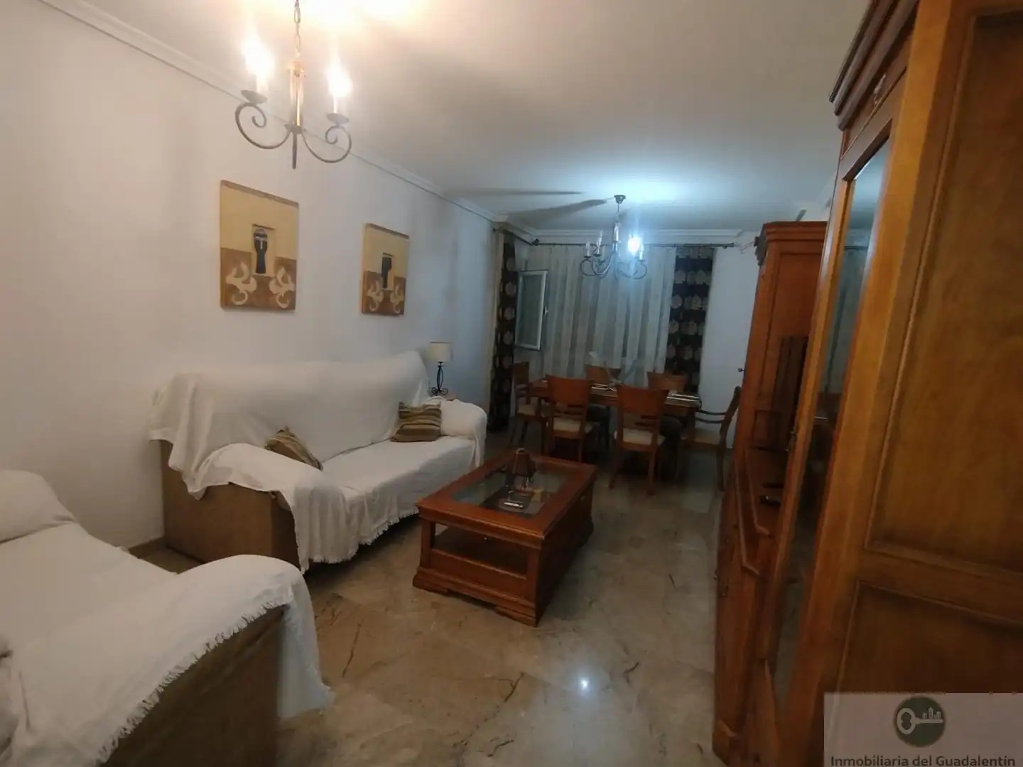 Living room of Flat for sale in Lorca  with Heating, Storage room and Furnished