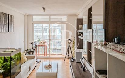 Living room of Flat for sale in  Madrid Capital  with Air Conditioner, Heating and Private garden