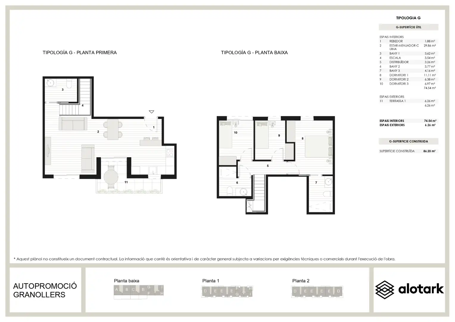 Dúplex en venta en Granollers con Aire acondicionado, Calefacción y Parquet