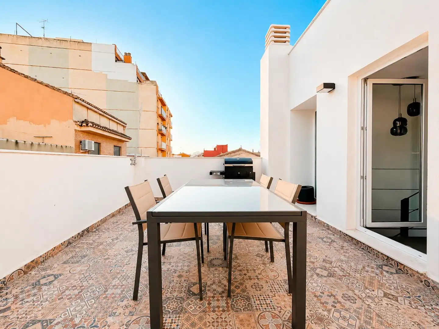 Terraza de Casa o chalet de alquiler en Massamagrell con Aire acondicionado, Terraza y Amueblado
