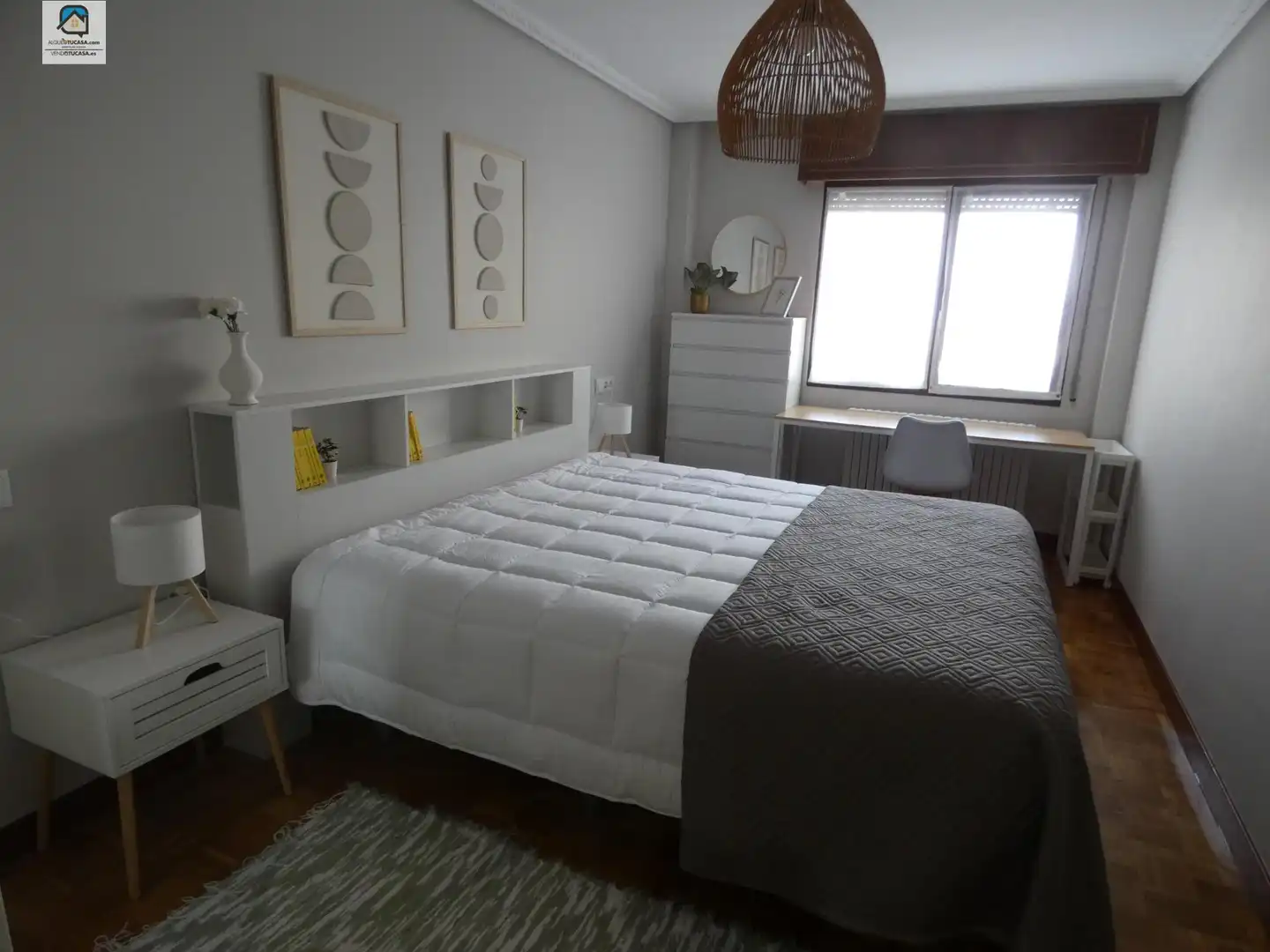 Bedroom of Flat for rent in Palencia  with Furnished