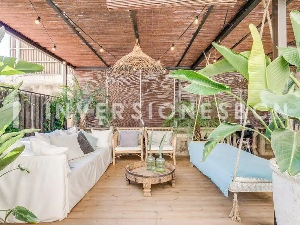 Terraza de Piso de alquiler en Barcelona con Aire acondicionado, Calefacción y Terraza