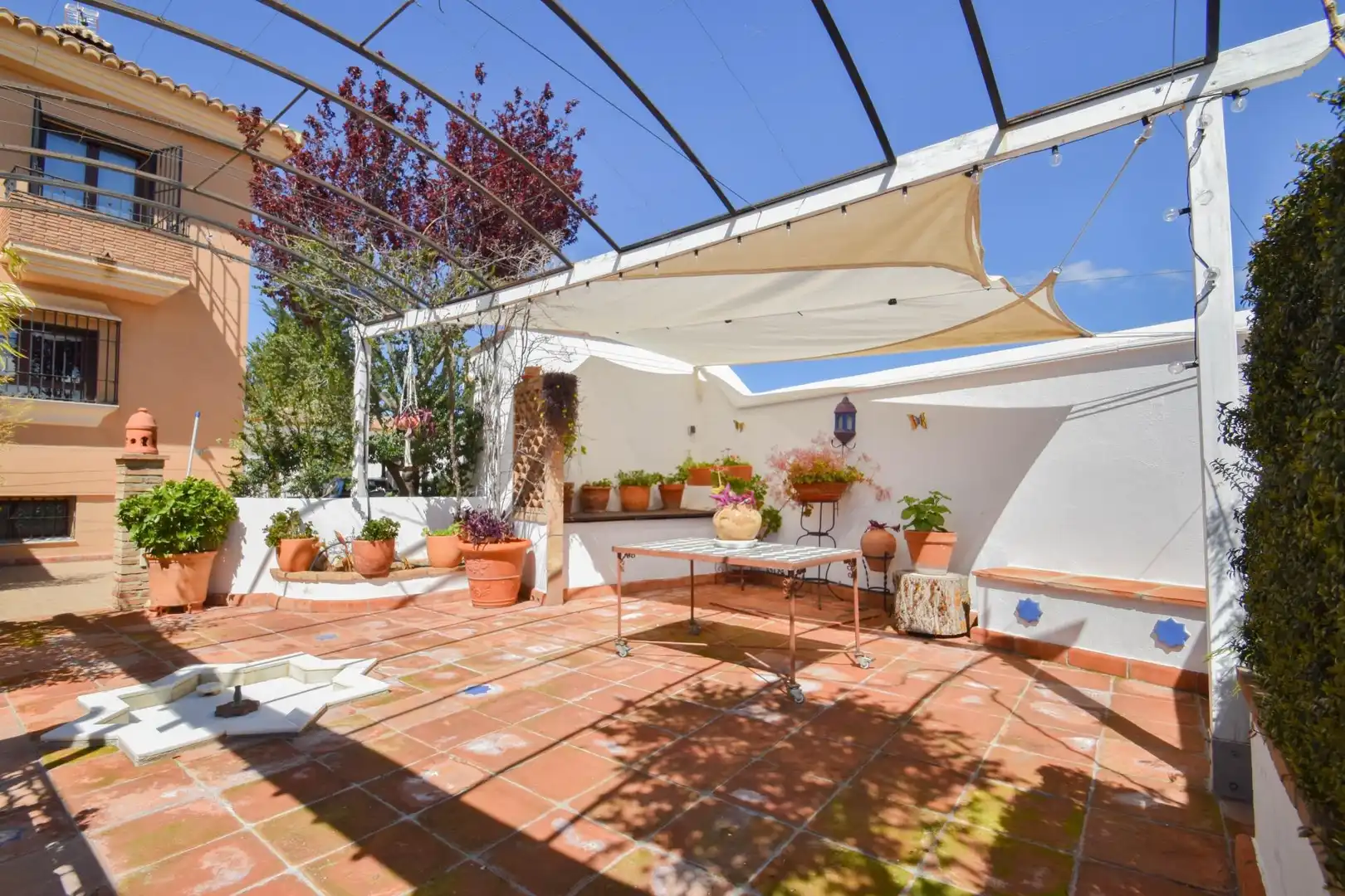 Terrassa de Casa o xalet en venda en Las Gabias amb Aire condicionat, Calefacció i Jardí privat