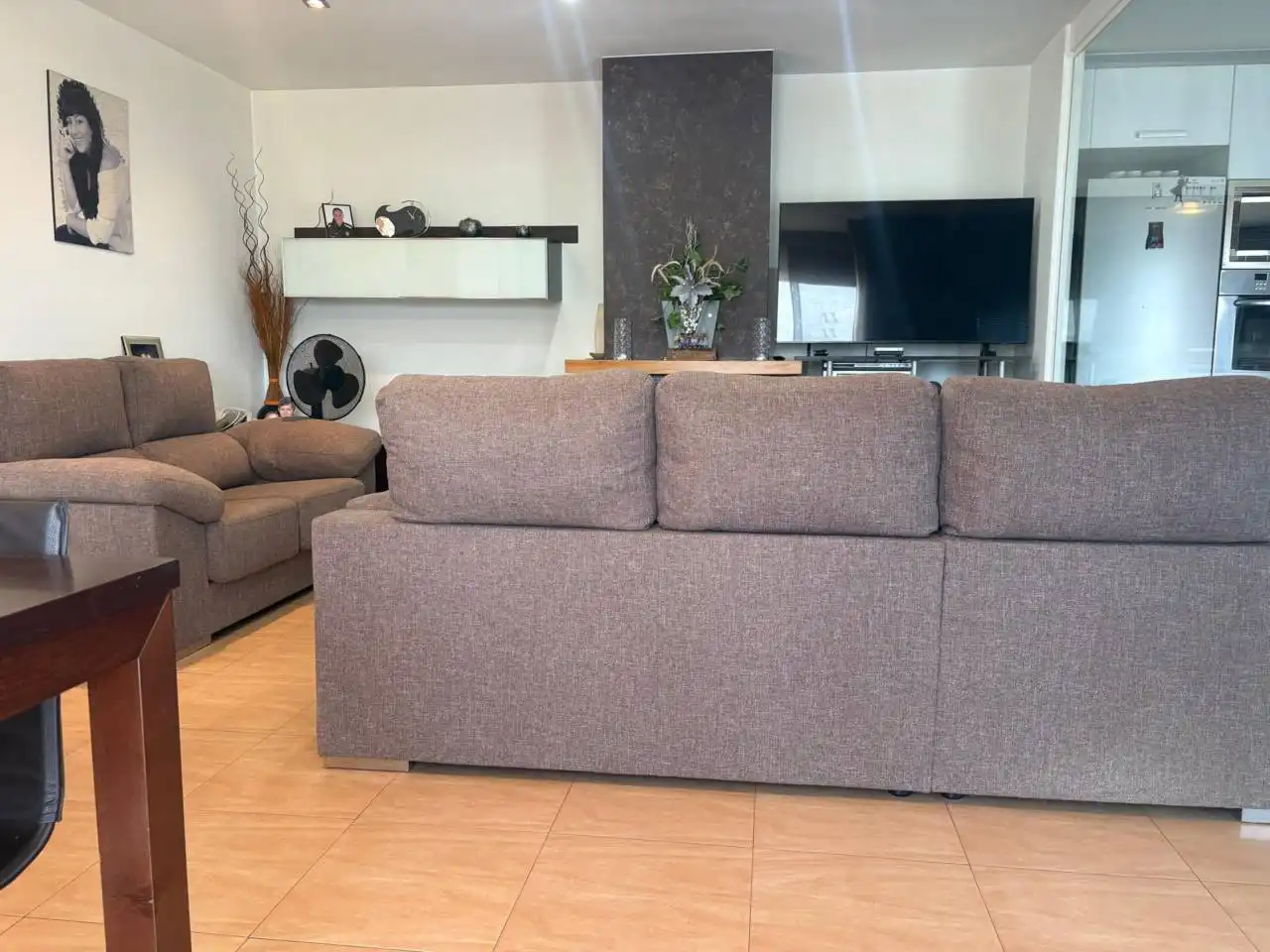Sala de estar de Casa o chalet en venta en Vacarisses con Aire acondicionado, Calefacción y Jardín privado