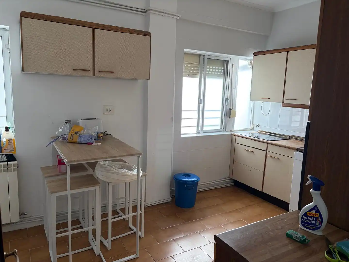 Kitchen of Flat for rent in Cáceres  with Heating, Terrace and Furnished