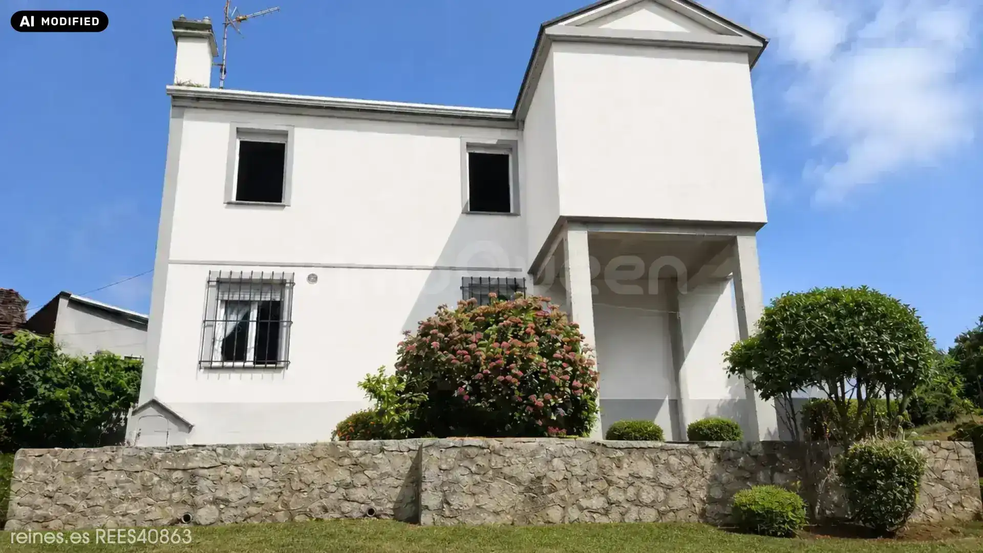Exterior view of Houses for sale in Trabada  with Air Conditioner, Heating and Private garden