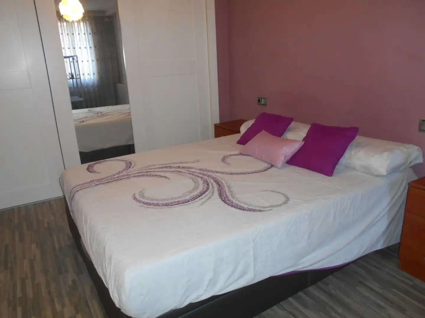 Bedroom of Flat for rent in Valencia  with Air Conditioner, Heating and Terrace