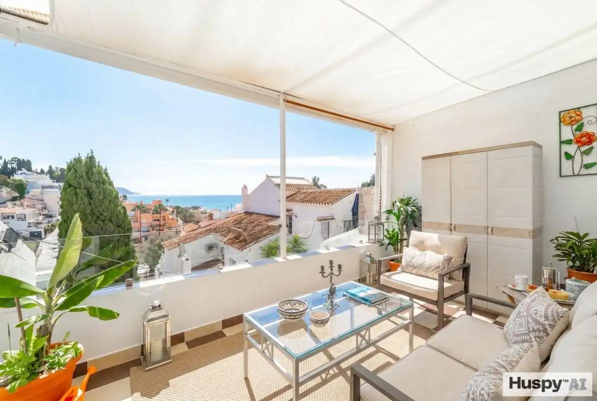 Vista exterior de Planta baja en venta en Nerja con Aire acondicionado, Calefacción y Terraza