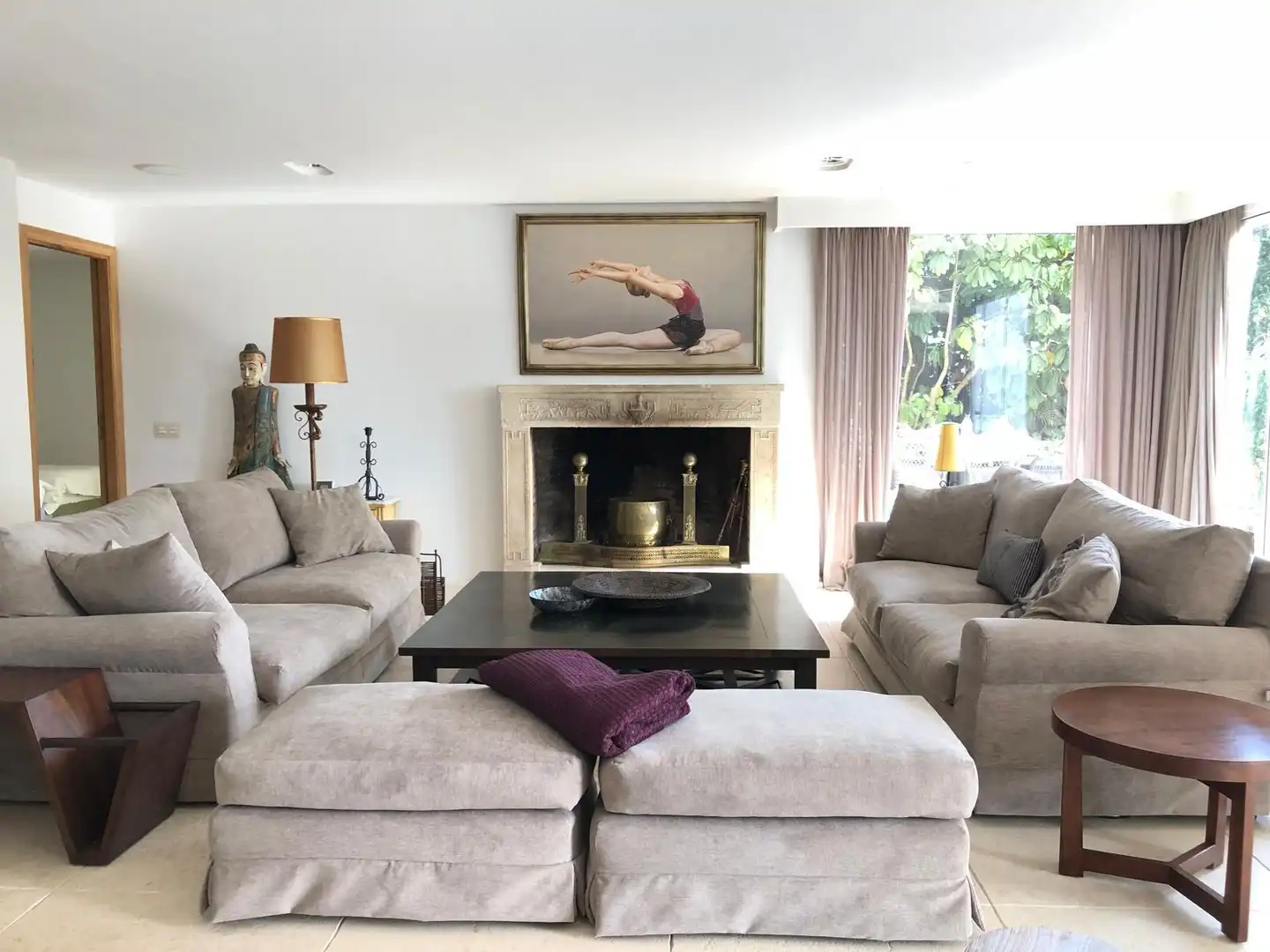 Living room of Houses for rent in Marbella  with Furnished