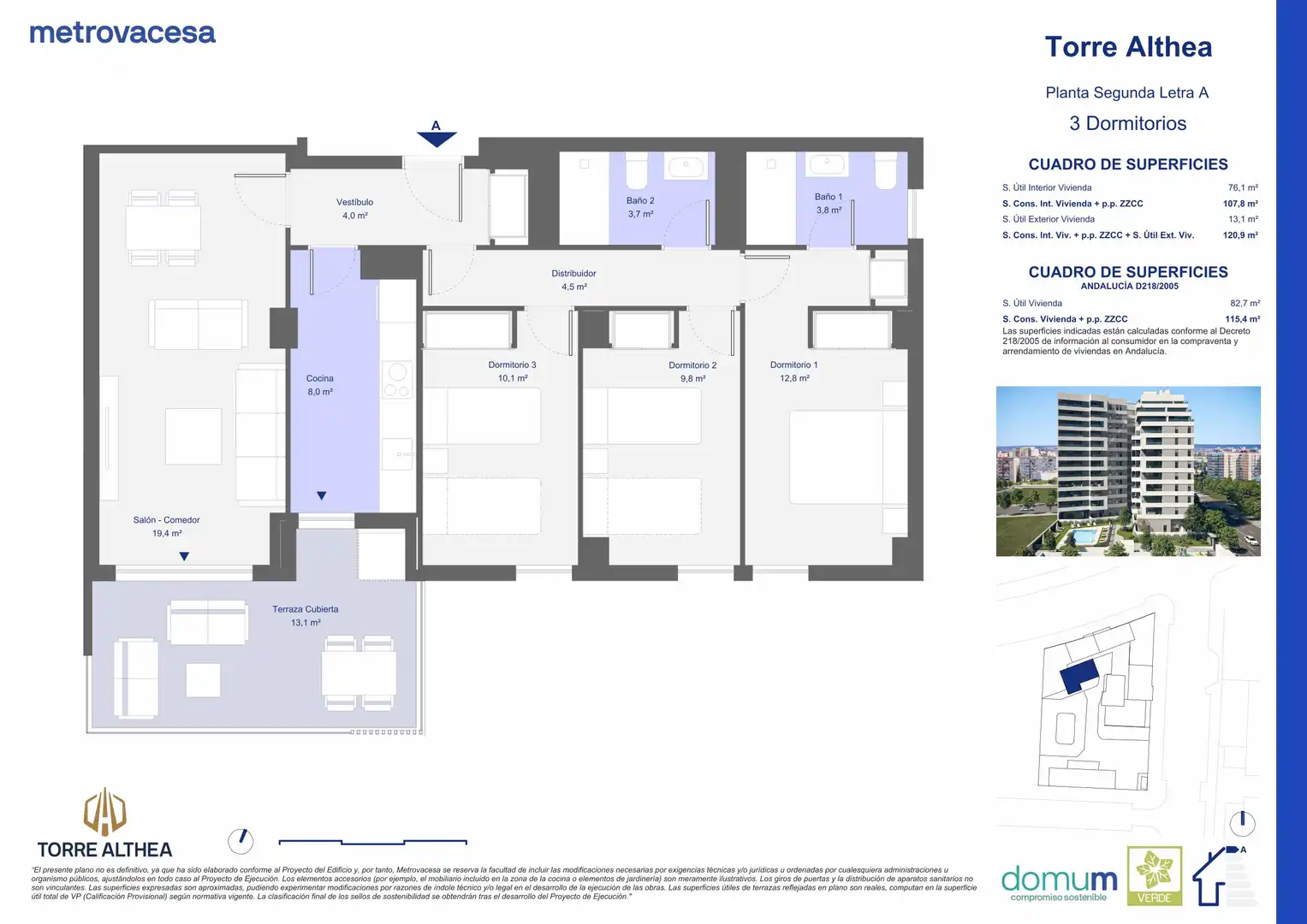 Flat for sale in Sevilla  with Air Conditioner, Heating and Private garden