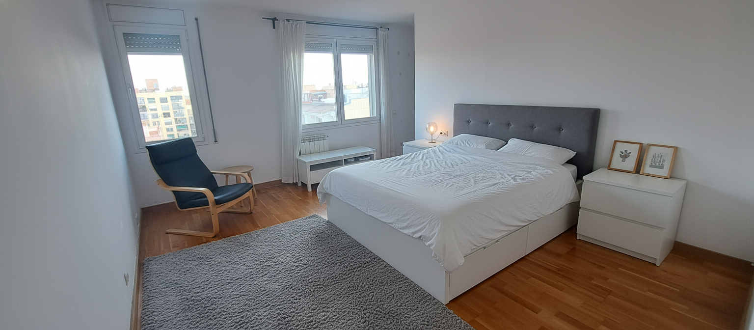 Bedroom of Attic for sale in Terrassa  with Heating and Terrace