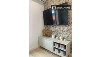 Living room of Flat to rent in  Madrid Capital  with Air Conditioner, Heating and Furnished