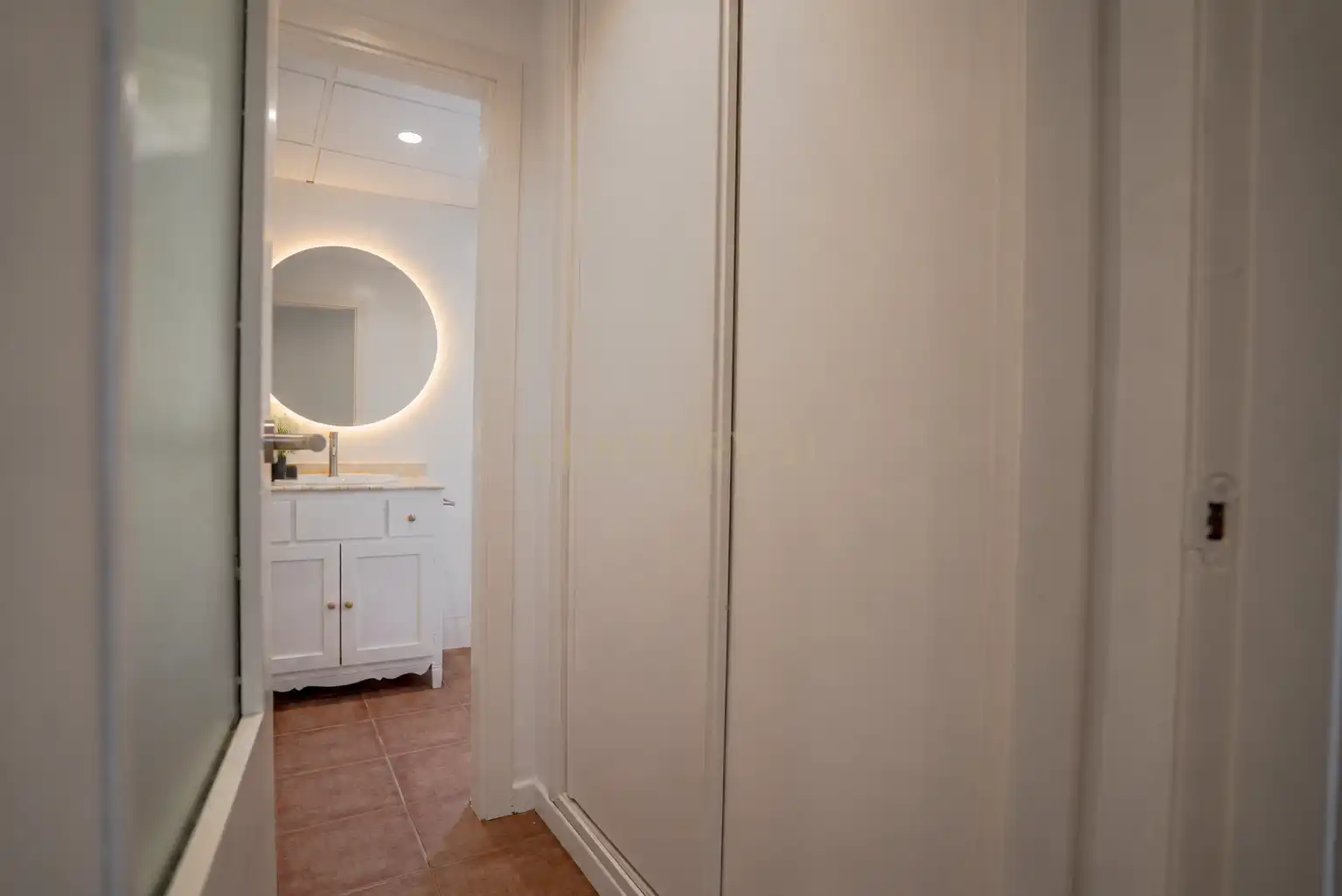 Badezimmer von Wohnung zur Miete in Centro
