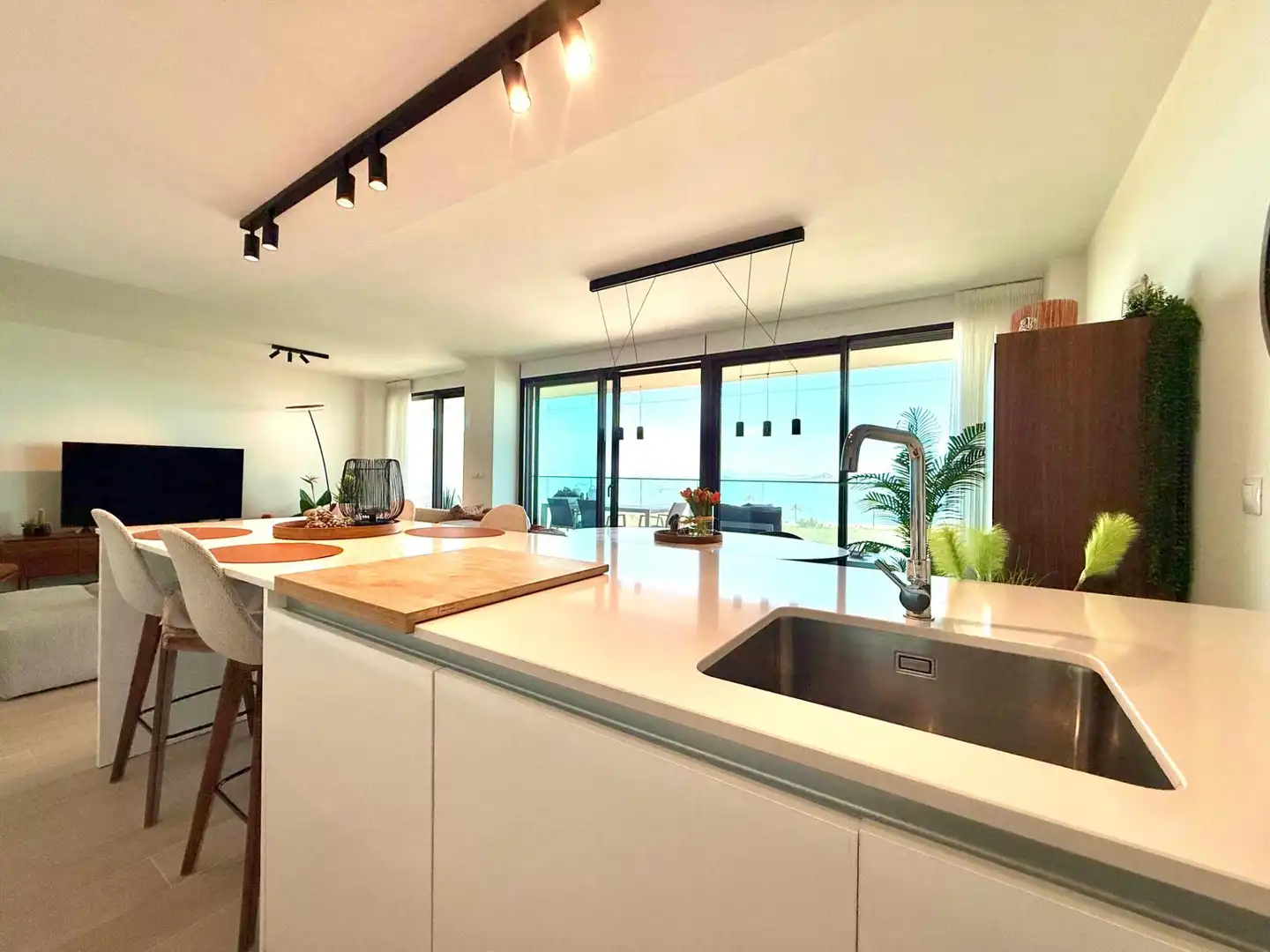 Kitchen of Flat for sale in Cartagena  with Air Conditioner, Heating and Private garden